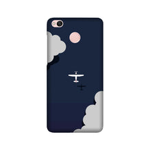 Clouds Plane Mobile Back Case for Redmi 4 (Design - 196)