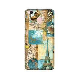 Travel Eiffel Tower Case for Redmi 4 (Design No. 206)