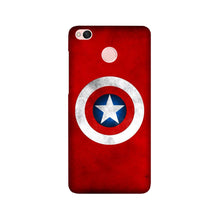 Captain America Mobile Back Case for Redmi 4 (Design - 249)