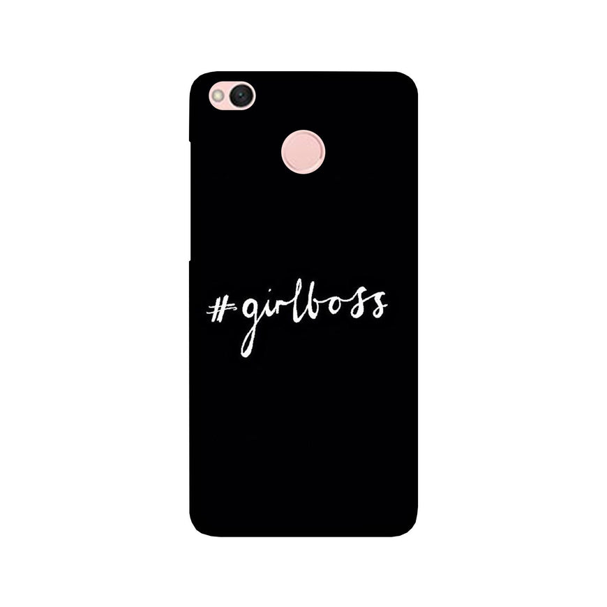 #GirlBoss Case for Redmi 4 (Design No. 266)