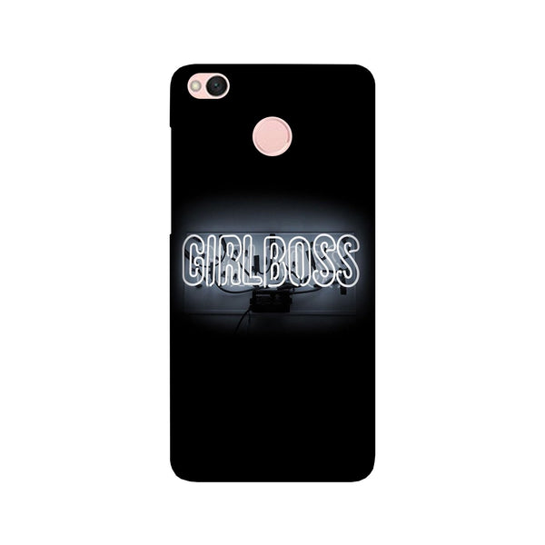 Girl Boss Black Case for Redmi 4 (Design No. 268)