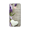 White Heart Case for Redmi 4 (Design No. 298)