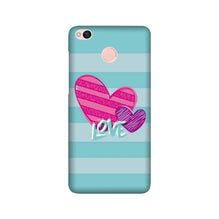 Love Mobile Back Case for Redmi 4 (Design - 299)