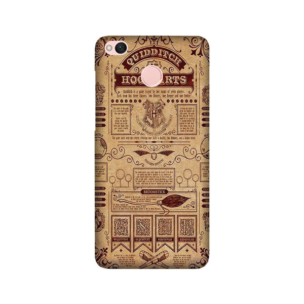 Hogwarts Mobile Back Case for Redmi 4  (Design - 304)