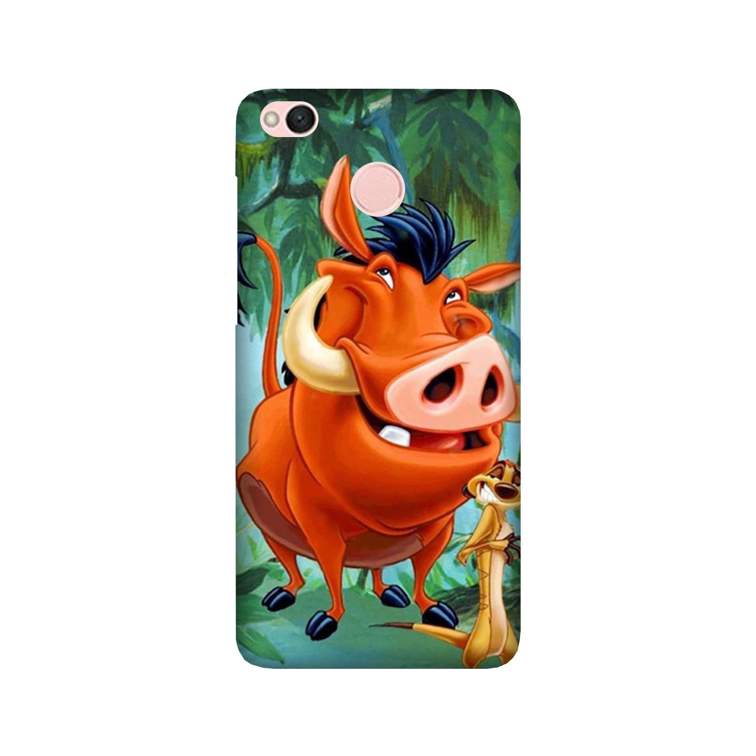 Timon and Pumbaa Mobile Back Case for Redmi 4  (Design - 305)