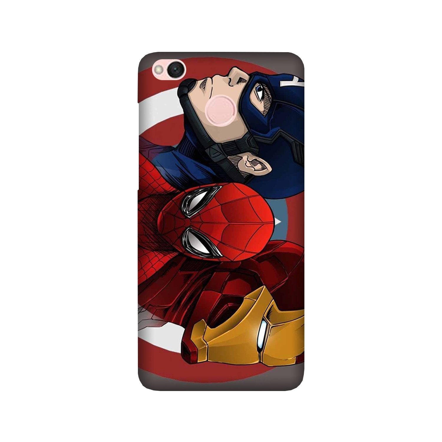 Superhero Mobile Back Case for Redmi 4  (Design - 311)