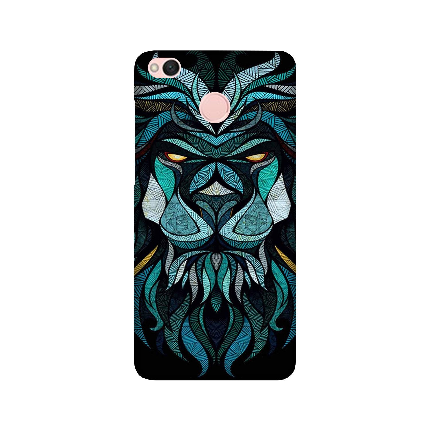 Lion Mobile Back Case for Redmi 4  (Design - 314)