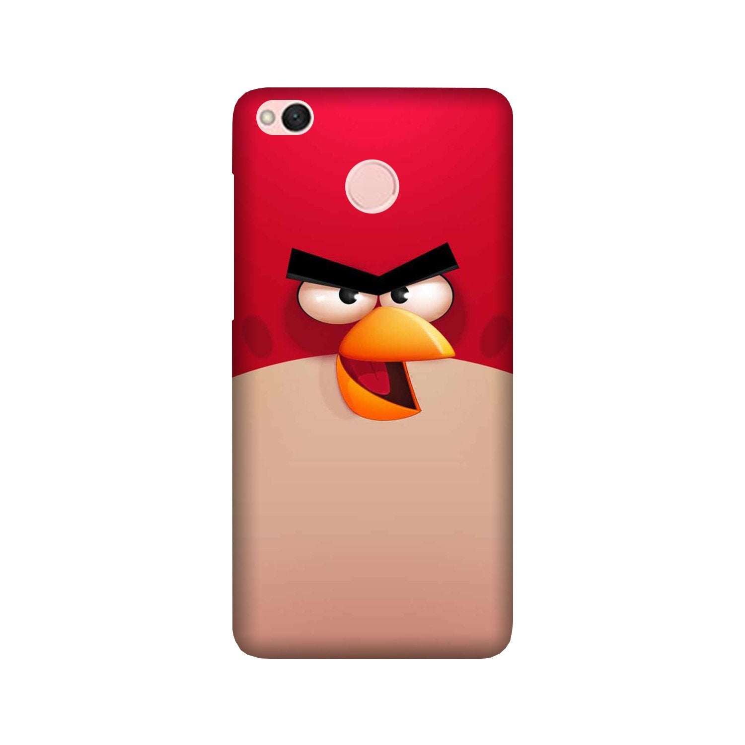 Angry Bird Red Mobile Back Case for Redmi 4  (Design - 325)