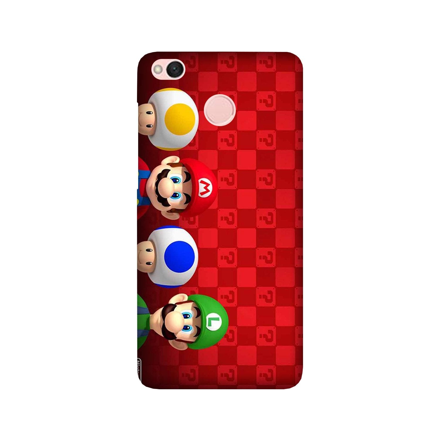 Mario Mobile Back Case for Redmi 4  (Design - 337)