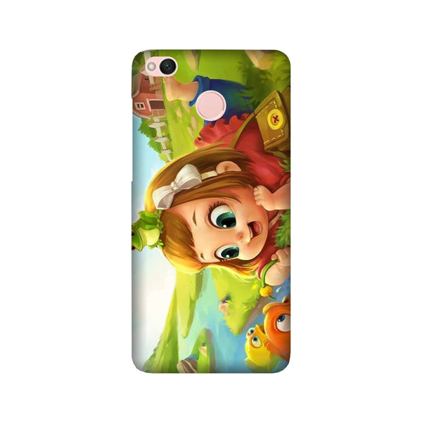 Baby Girl Mobile Back Case for Redmi 4  (Design - 339)