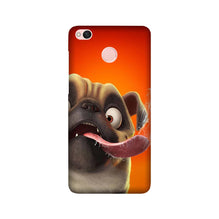 Dog Mobile Back Case for Redmi 4  (Design - 343)