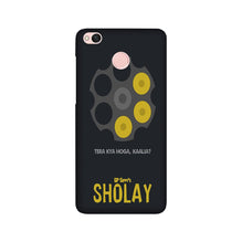 Sholay Mobile Back Case for Redmi 4  (Design - 356)
