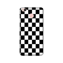 Black White Boxes Mobile Back Case for Redmi 4  (Design - 372)