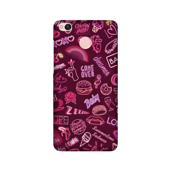Party Theme Mobile Back Case for Redmi 4  (Design - 392)