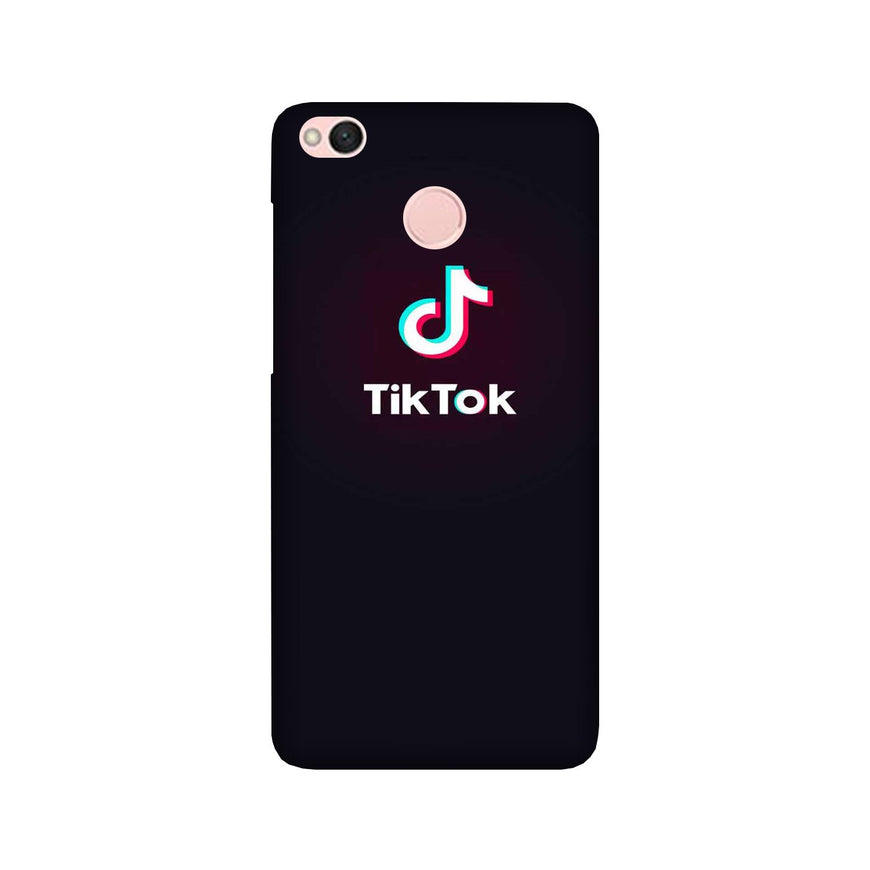 Tiktok Mobile Back Case for Redmi 4  (Design - 396)