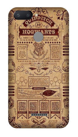 Hogwarts Mobile Back Case for Redmi 6(Design - 304)