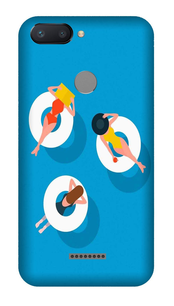 Girlish Mobile Back Case for Redmi 6  (Design - 306)