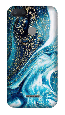 Marble Texture Mobile Back Case for Redmi 6(Design - 308)