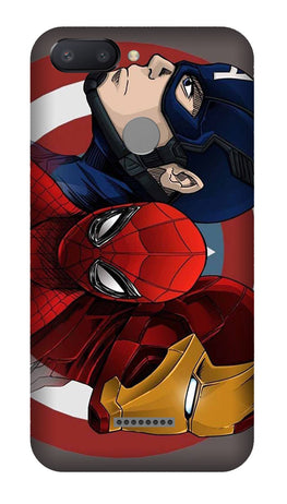 Superhero Mobile Back Case for Redmi 6(Design - 311)