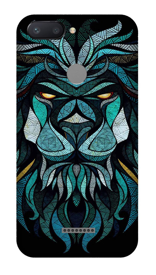 Lion Mobile Back Case for Redmi 6  (Design - 314)