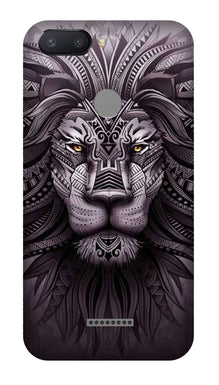Lion Mobile Back Case for Redmi 6  (Design - 315)