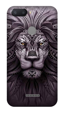 Lion Mobile Back Case for Redmi 6(Design - 315)