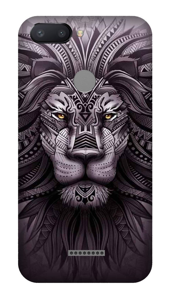 Lion Mobile Back Case for Redmi 6  (Design - 315)