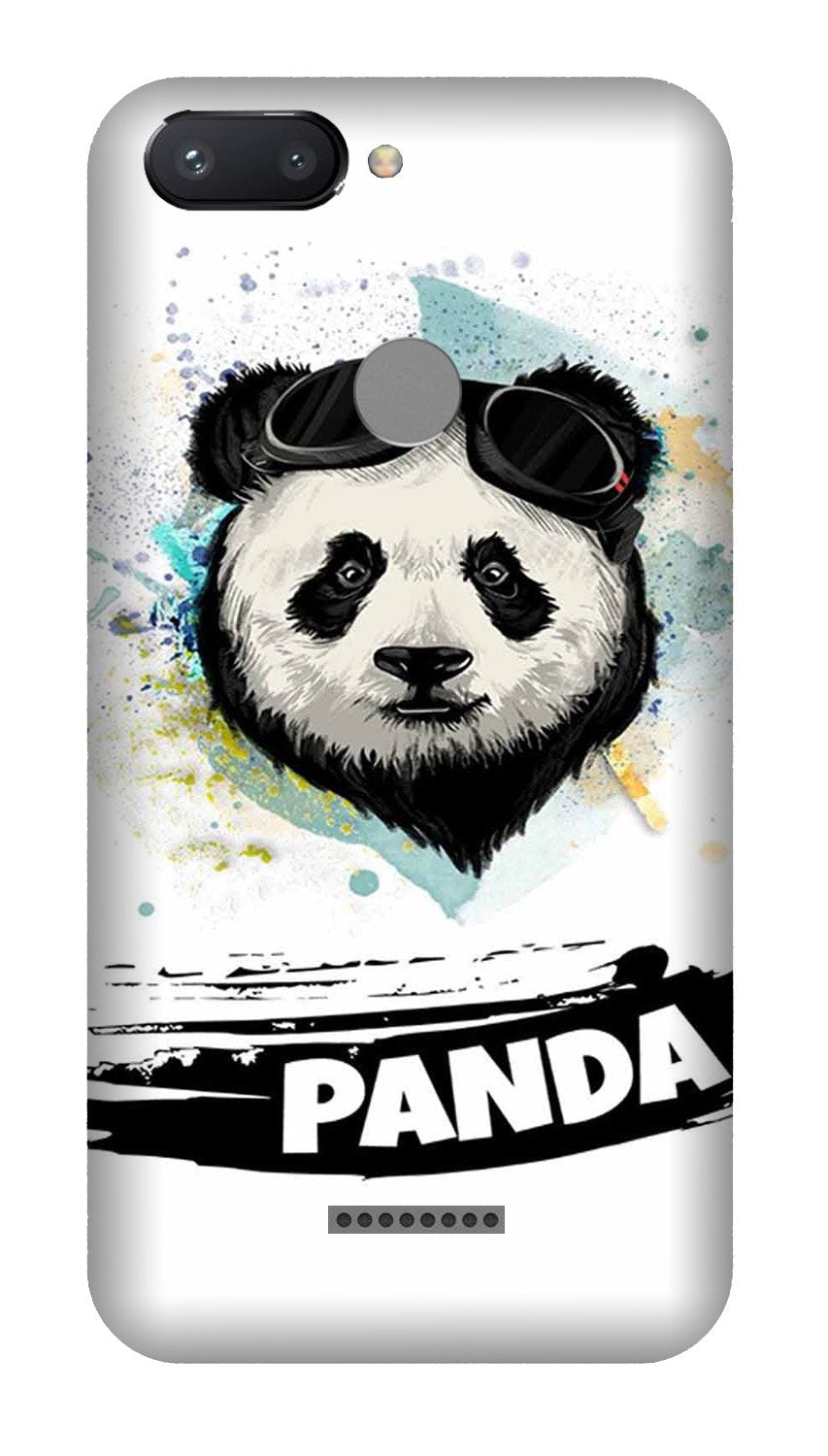 Panda Mobile Back Case for Redmi 6  (Design - 319)