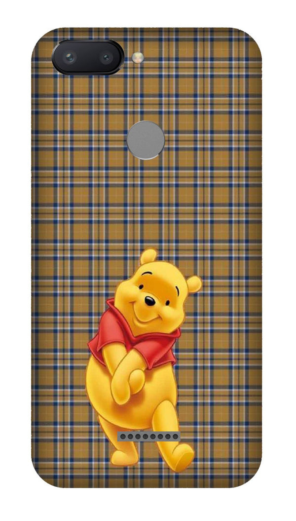 Pooh Mobile Back Case for Redmi 6  (Design - 321)