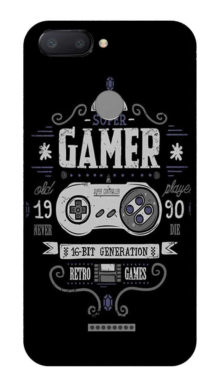 Gamer Mobile Back Case for Redmi 6  (Design - 330)