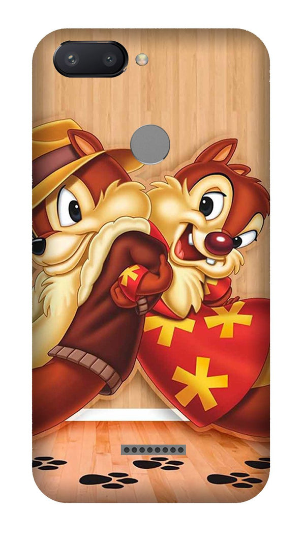 Chip n Dale Mobile Back Case for Redmi 6  (Design - 335)