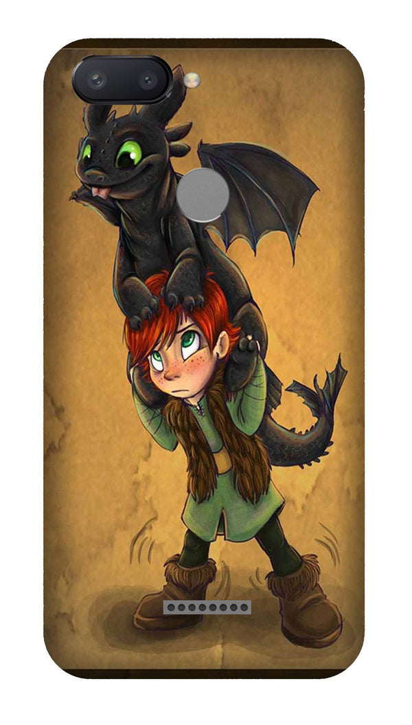 Dragon Mobile Back Case for Redmi 6  (Design - 336)