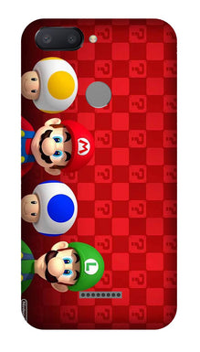 Mario Mobile Back Case for Redmi 6  (Design - 337)