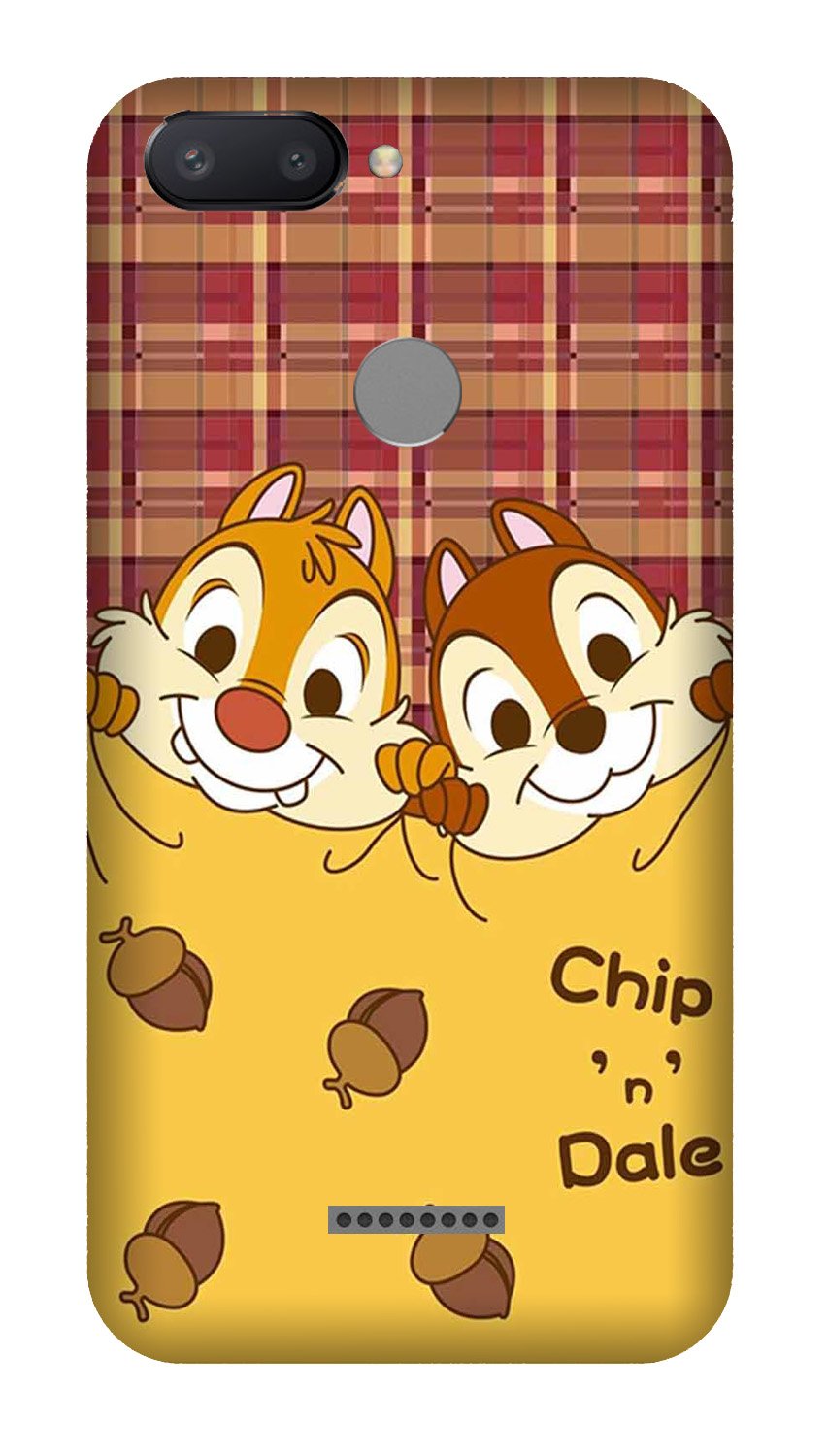 Chip n Dale Mobile Back Case for Redmi 6  (Design - 342)