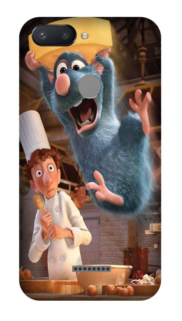 Ratatouille Mobile Back Case for Redmi 6  (Design - 347)