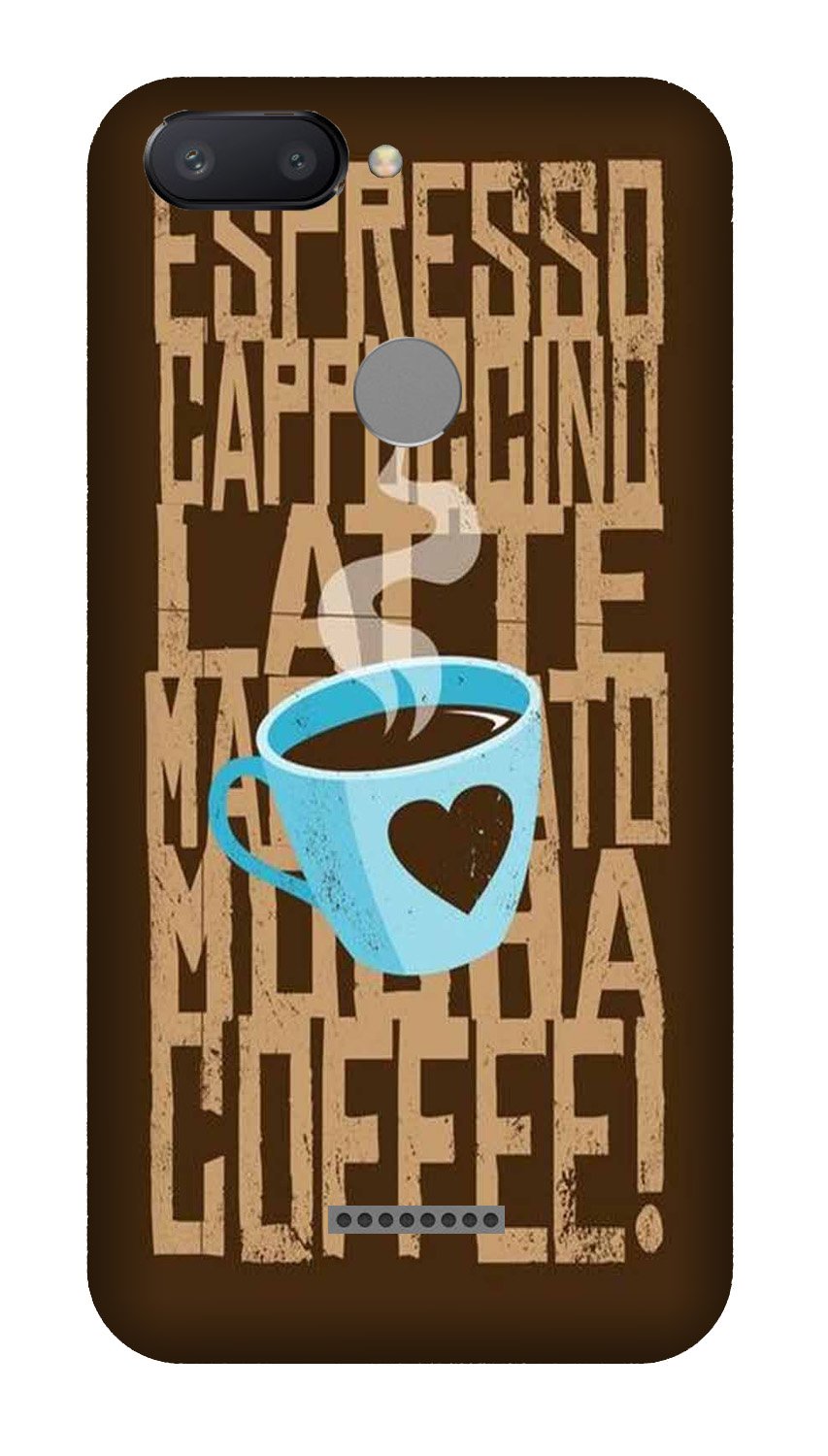 Love Coffee Mobile Back Case for Redmi 6  (Design - 351)