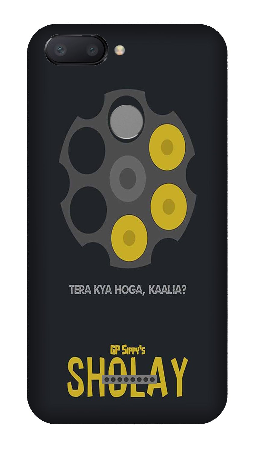 Sholay Mobile Back Case for Redmi 6  (Design - 356)