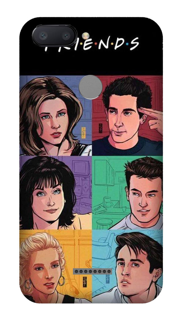 Friends Mobile Back Case for Redmi 6  (Design - 357)