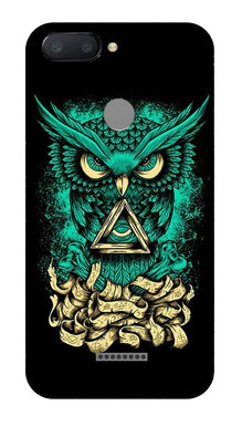 Owl Mobile Back Case for Redmi 6  (Design - 358)