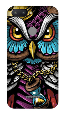 Owl Mobile Back Case for Redmi 6  (Design - 359)