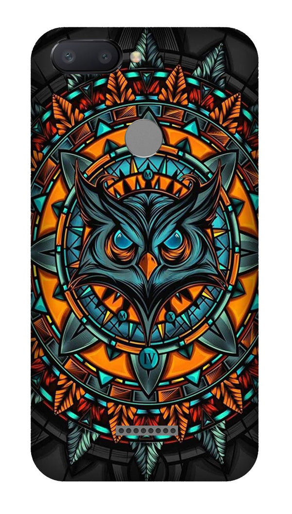 Owl Mobile Back Case for Redmi 6  (Design - 360)