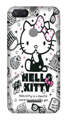 Hello Kitty Mobile Back Case for Redmi 6  (Design - 361)