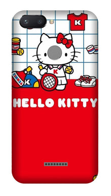 Hello Kitty Mobile Back Case for Redmi 6  (Design - 363)