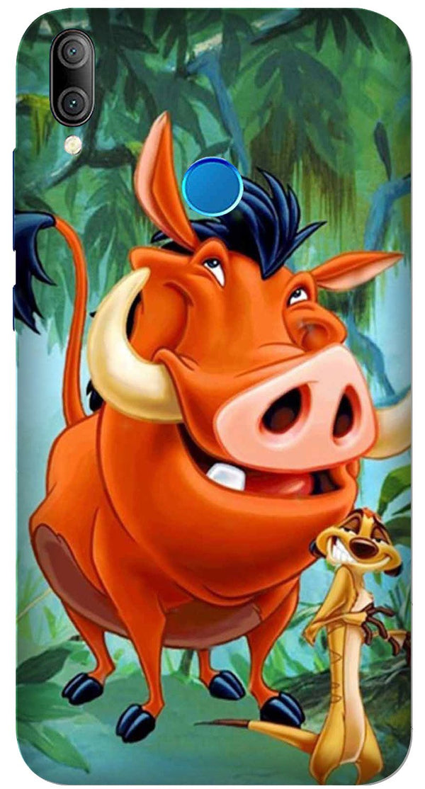Timon and Pumbaa Mobile Back Case for Xiaomi Redmi 7  (Design - 305)