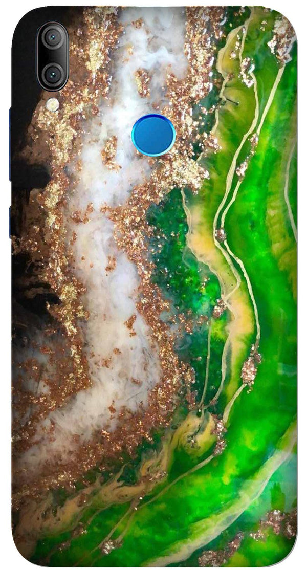 Marble Texture Mobile Back Case for Realme 3 Pro  (Design - 307)