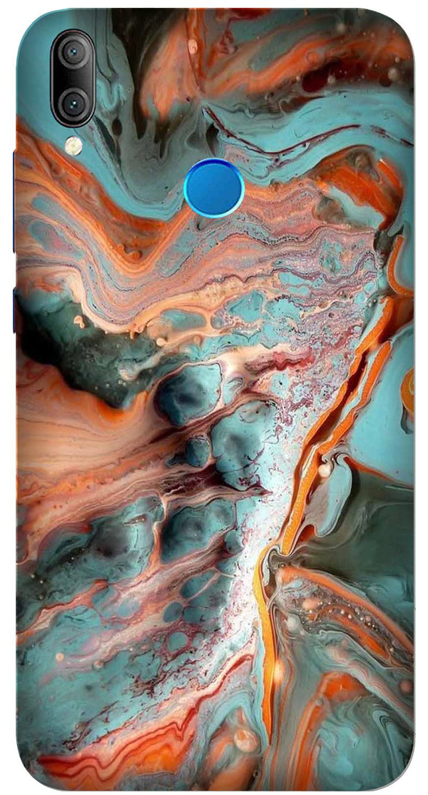 Marble Texture Mobile Back Case for Realme 3 Pro  (Design - 309)