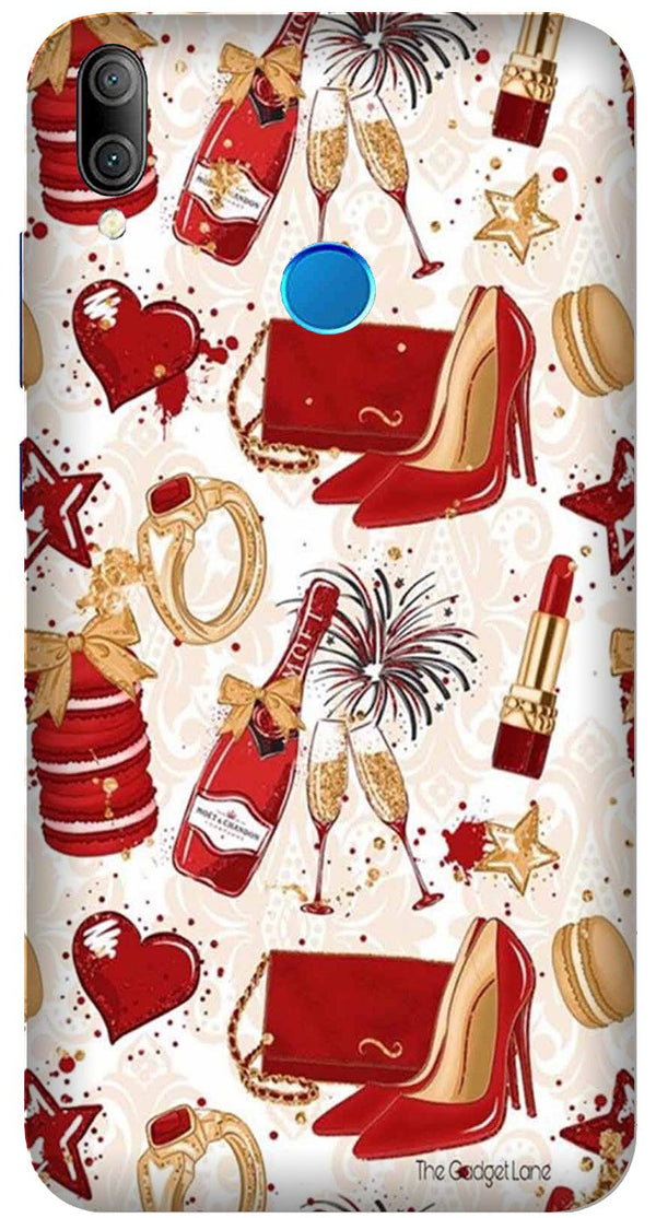 Girlish Mobile Back Case for Realme 3i  (Design - 312)