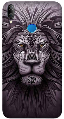 Lion Mobile Back Case for Realme 3i  (Design - 315)
