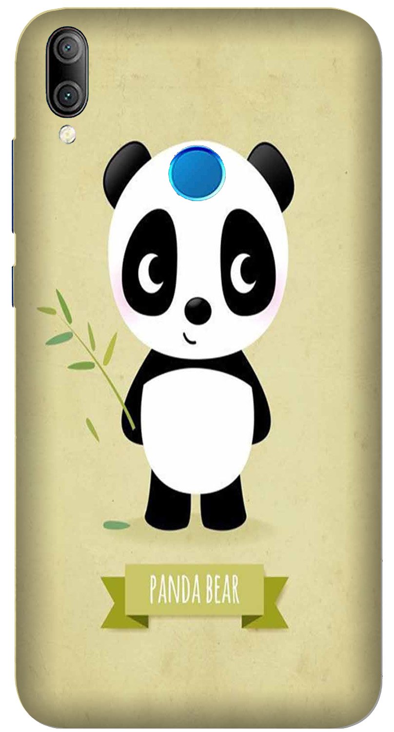 Panda Bear Mobile Back Case for Realme 3 Pro(Design - 317)