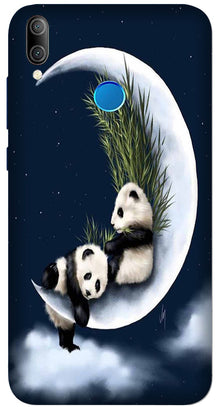 Panda Moon Mobile Back Case for Realme 3i  (Design - 318)